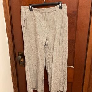 Loft Houndstooth Patterned Pants size10